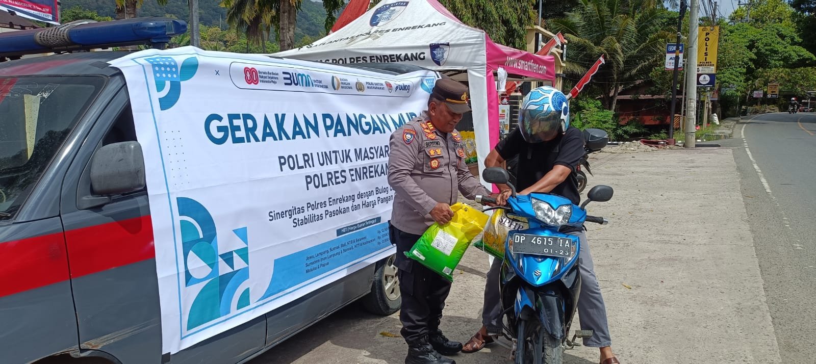 Konsisten Gulirkan GPM, Polres Enrekang Raih Peringkat 9 Terbaik se-Polda Sulsel dalam Penyaluran Beras SPHP