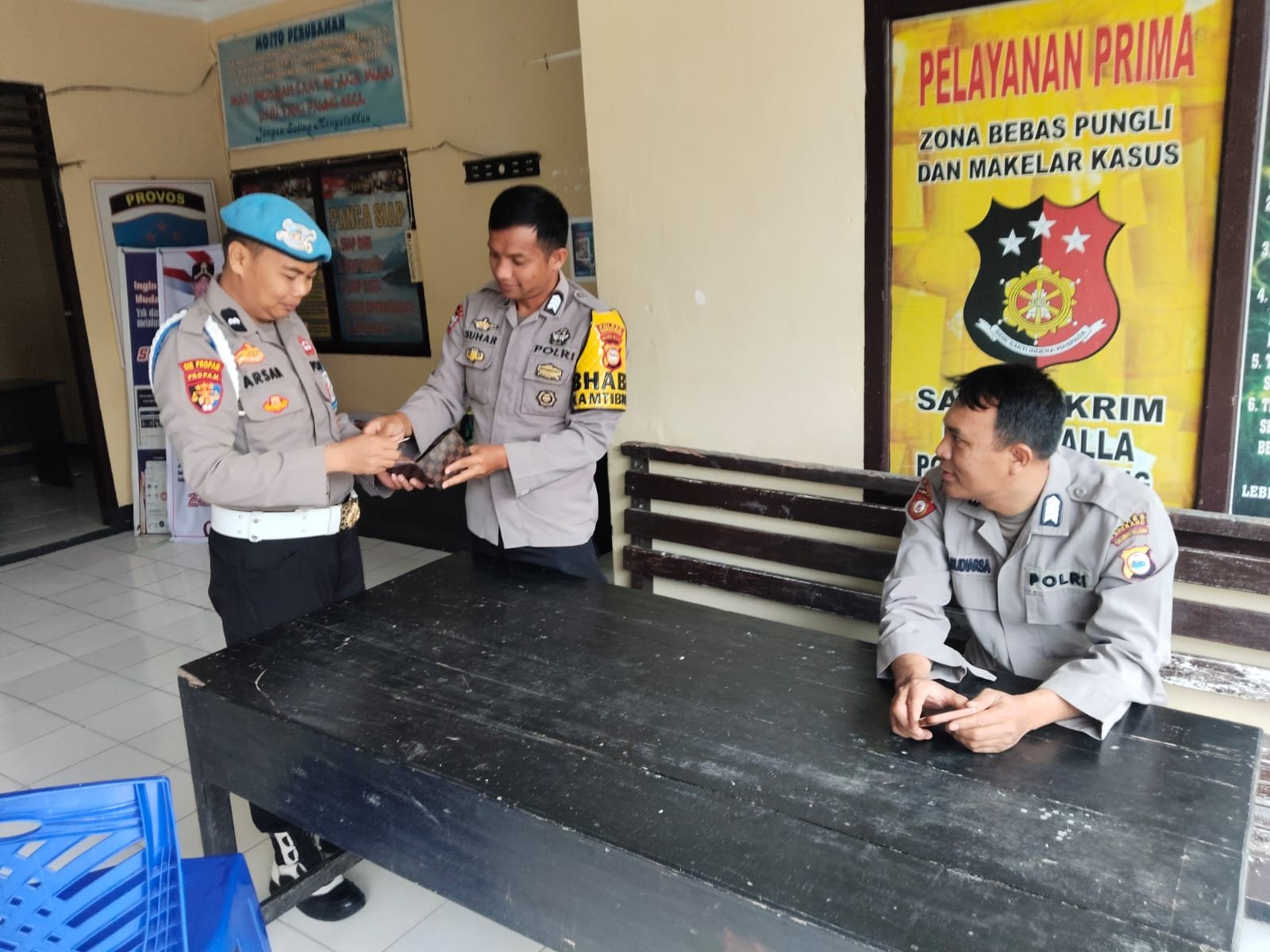 Kanit Provos Polsek Alla Laksanakan Gaktibplin Personel, Tingkatkan Disiplin dan Profesionalisme