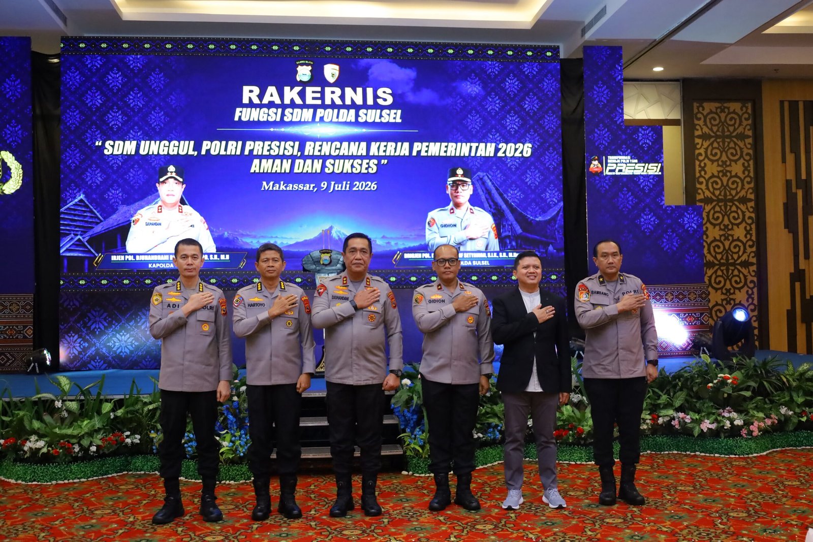 Kapolda Sulsel Buka Rakernis SDM T.A 2026, Tekankan Peran Strategis SDM Wujudkan Polri Presisi